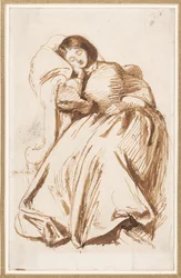 Elizabeth Siddal dans une chaise